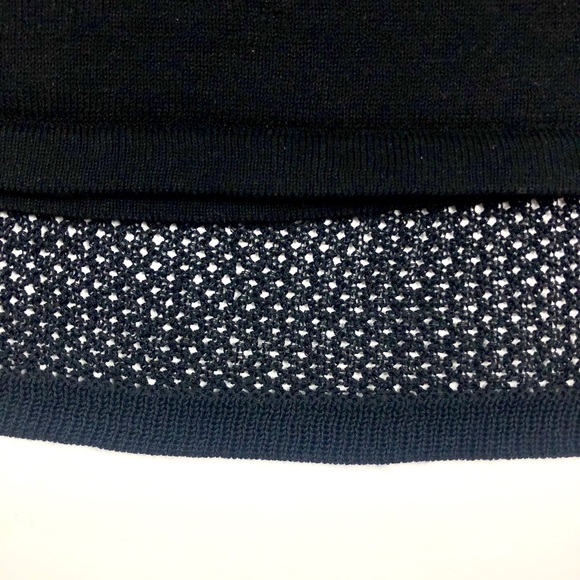 Cache Chain Link Mesh Black Halter Top - Picture 7 of 8